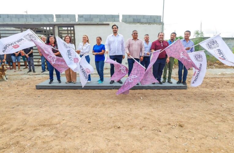 Viven colonos de la Américo Villarreal Guerra emotivo inicio de pavimentación