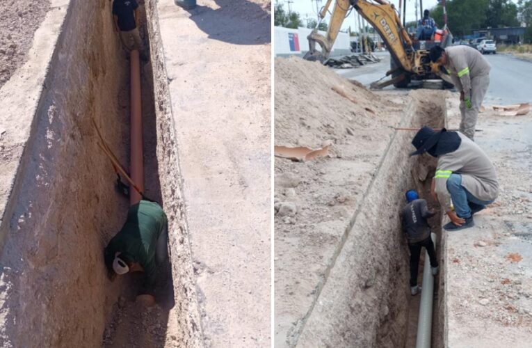 Mejora COMAPA red de drenaje sanitario en la colonia Fuentes Sección Lomas