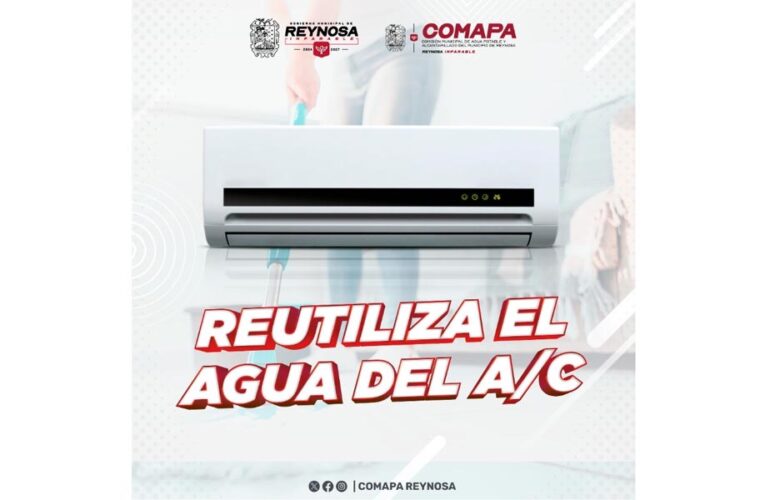 Recomienda COMAPA reutilizar agua de aire acondicionado