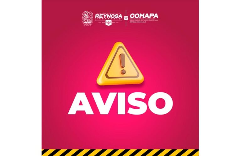 Realizará COMAPA trabajos de mantenimiento en la red de agua potable