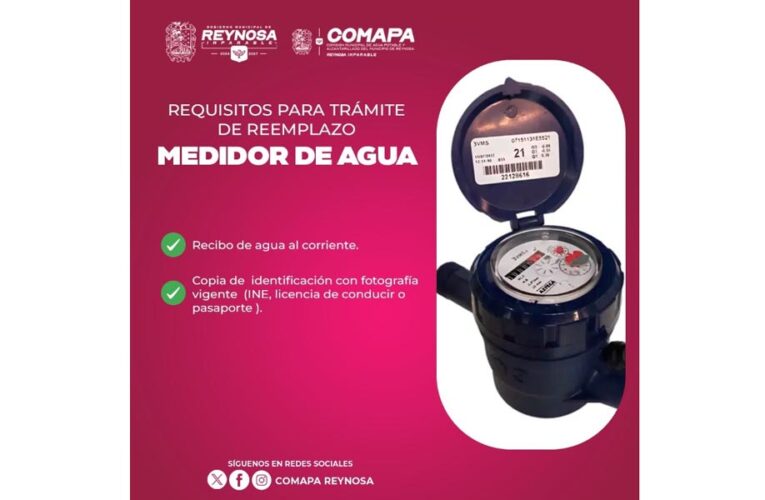 Invita COMAPA a hacer reemplazo de medidor si se encuentra dañado o en mal estado