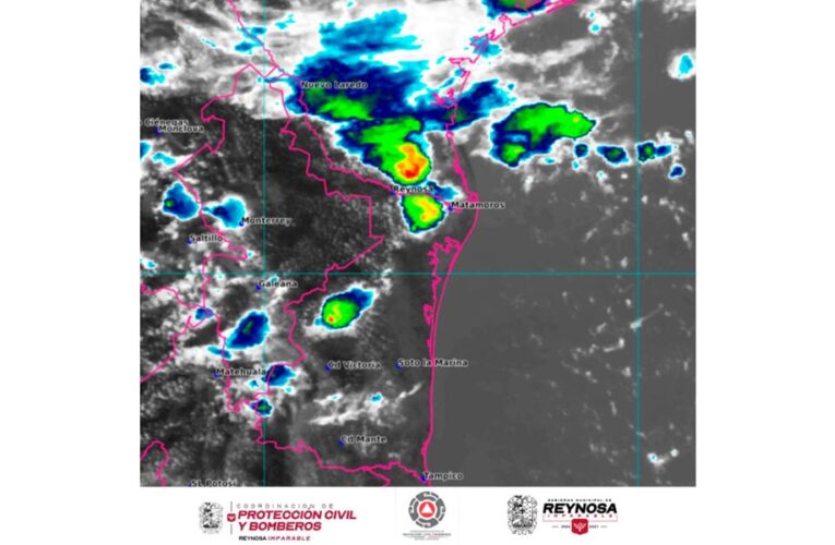 Aviso de probabilidad de lluvias para Reynosa