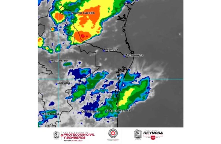 Se registra probabilidad de lluvias para Reynosa
