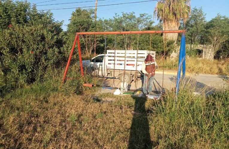 Recuperación de espacios públicos en la colonia La Presa