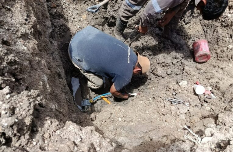 Reparó COMAPA fuga de agua potable en diferentes sectores
