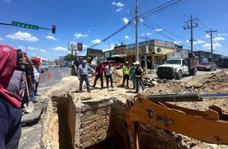 Supervisó Gerente General obras de mejora de distribución de agua