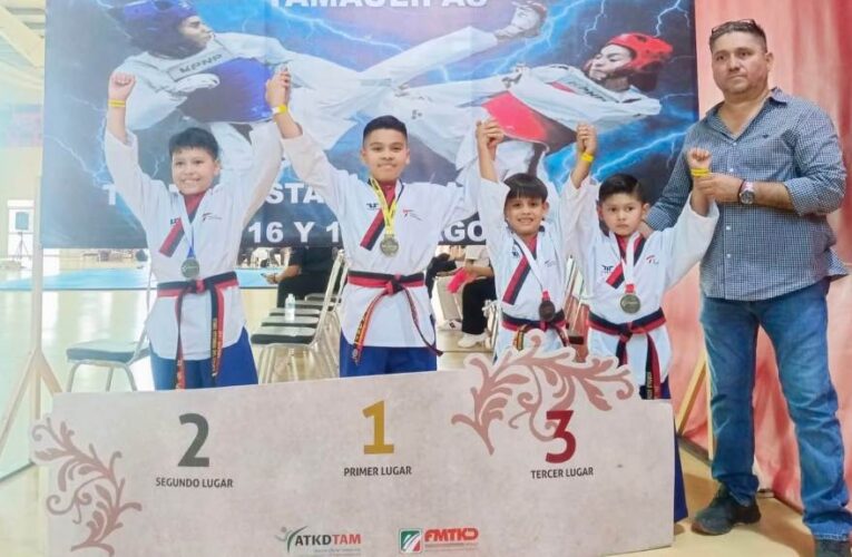 Lograron Taekwondistas reynosenses 20 Medallas en Torneo Estatal