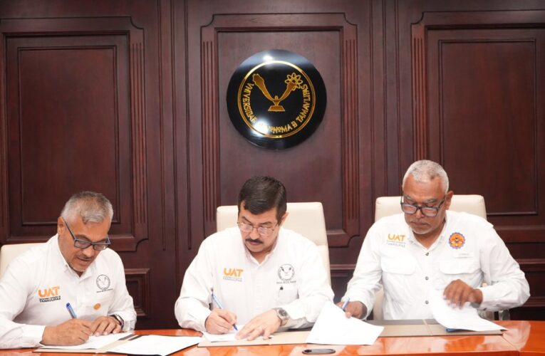 Acuerdan la UAT y el SUTUAT Contrato Colectivo de Trabajo 2025.