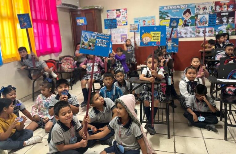 En Reynosa aprenden a cuidar el agua desde la escuela