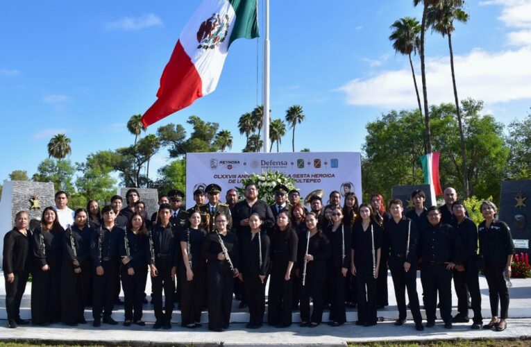 Enaltece Gobierno de Carlos Peña Ortiz valores patrios con Banda Sinfónica Municipal en evento conmemorativo