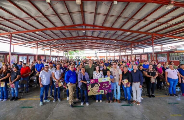 Entregaron Gobiernos Federal y Municipal Becas de Educación Básica en Reynosa