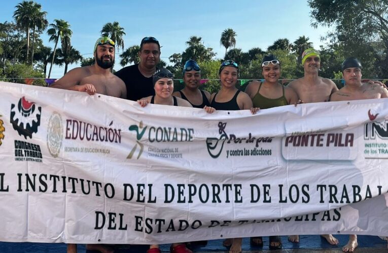 Excelente participación del equipo de natación del INDET Reynosa en Torneo Estatal