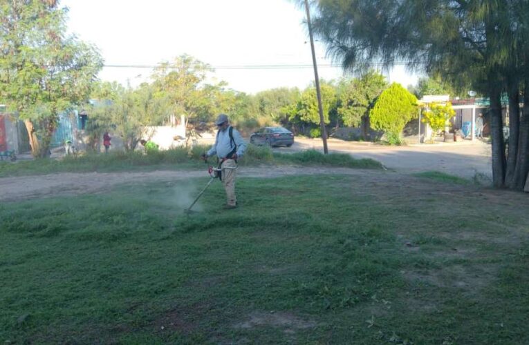 Mejora Municipio de Reynosa la plaza pública de la colonia San Pedro