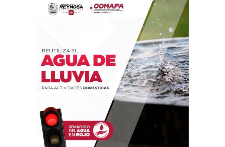 Recomienda COMAPA reutilizar agua de lluvia en actividades del hogar