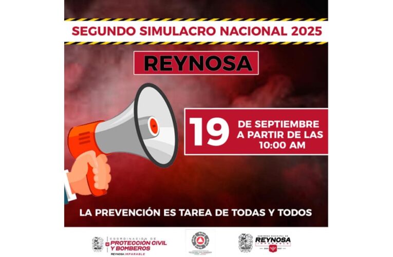 Conmemora PCyB-Reynosa Día Nacional de la Protección Civil con simulacros