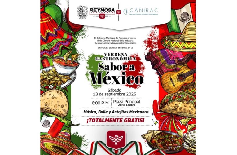 Asiste hoy a la verbena gastronómica con Sabor a México en la plaza principal