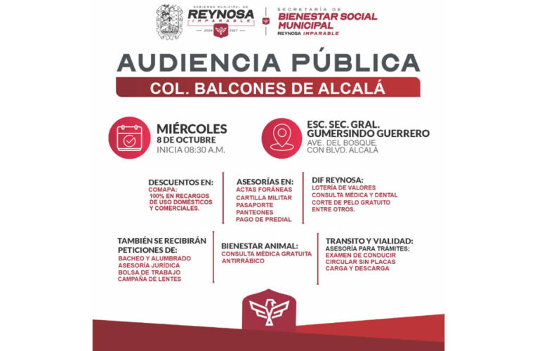 Llevará Alcalde Carlos Peña Ortiz beneficios a Balcones de Alcalá con Audiencia Pública
