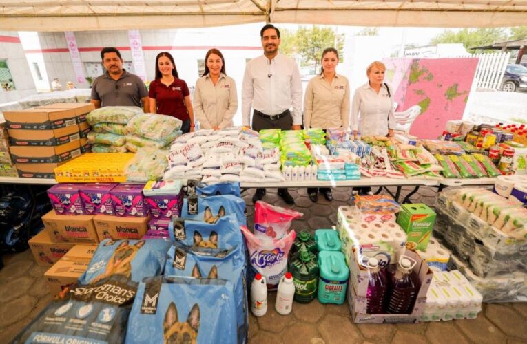 Invita Carlos Peña Ortiz a donar en el Centro de Acopio «Juntos Apoyemos a Veracruz»