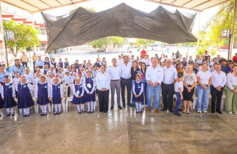 Inauguró Carlos Peña Ortiz programa Desayunos Escolares 2025 en escuela primaria Benito Juárez