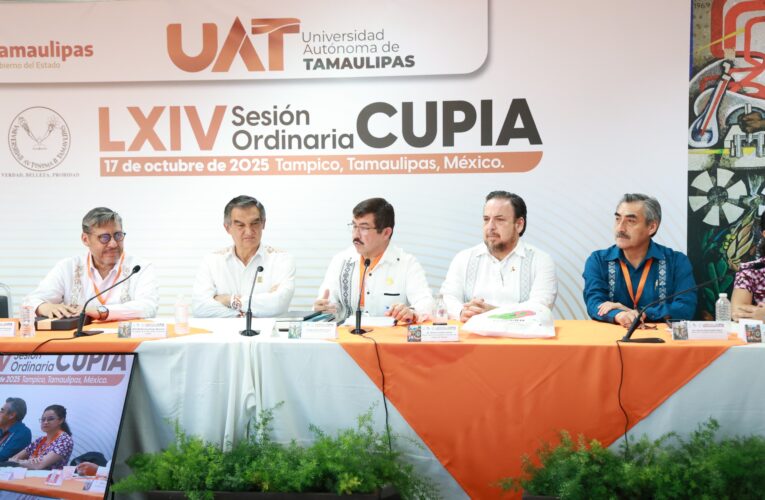 Gobernador Preside en la UAT Clausura de la Sesión Nacional de Universidades Públicas.