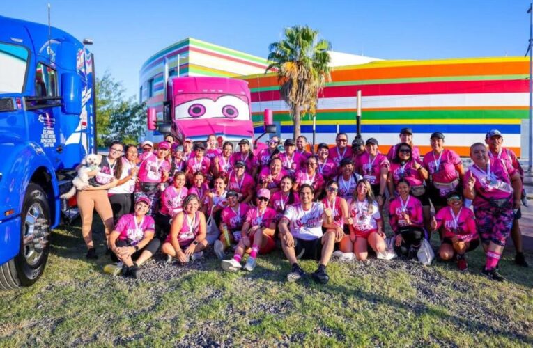 Compiten «Por Ellas, Por Ti, Por Todas» en Reynosa contra el cáncer de mama