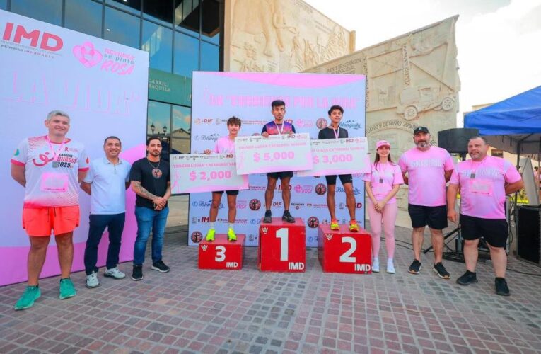 Laten más de 500 corazones «Corriendo por la Vida» al ritmo de la prevención contra el cáncer de mama