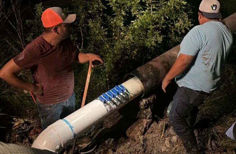 Solucionó COMAPA fuga de agua potable en la colonia Ampliación Delicias