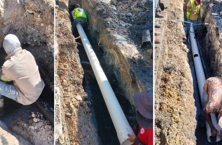 Inició COMAPA labores de rehabilitación de drenaje sanitario en la colonia La Cañada