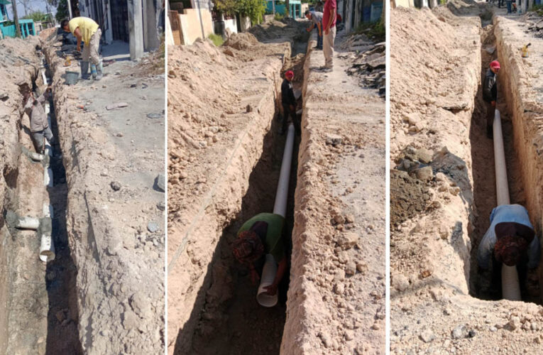 Rehabilita COMAPA drenaje sanitario en la colonia Adolfo López Mateos