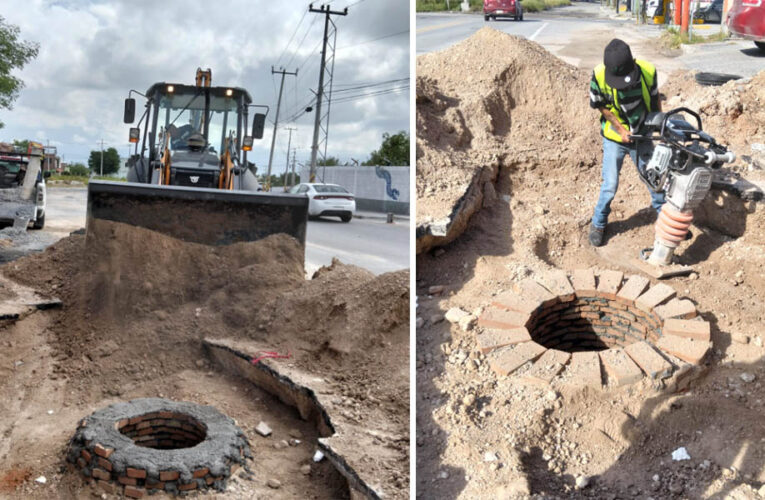 Realizó COMAPA trabajos de mantenimiento en la colonia Las Cumbres