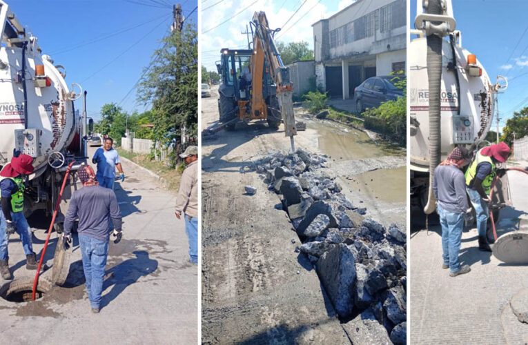 Mejora COMAPA con sondeo y conexión, drenaje sanitario en Unidad Satélite