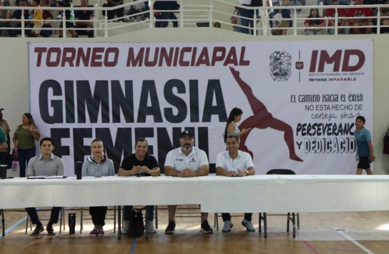Celebran Torneo Municipal de Gimnasia con el apoyo de Carlos Peña Ortiz
