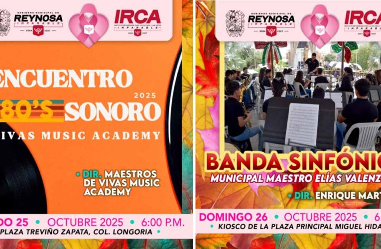 Lleva Gobierno de Carlos Peña Ortiz música y danza a las plazas de Reynosa