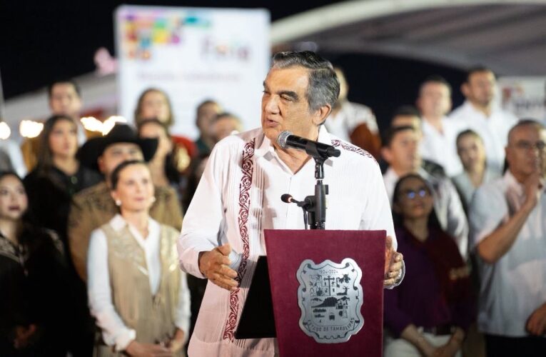Inaugura Américo Villarreal la Feria Tamaulipas 2025, una fiesta de unidad y tradición