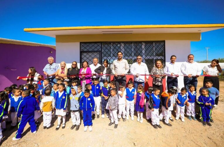Inauguró Carlos Peña Ortiz Aula Escolar en kinder del fraccionamiento Ventura