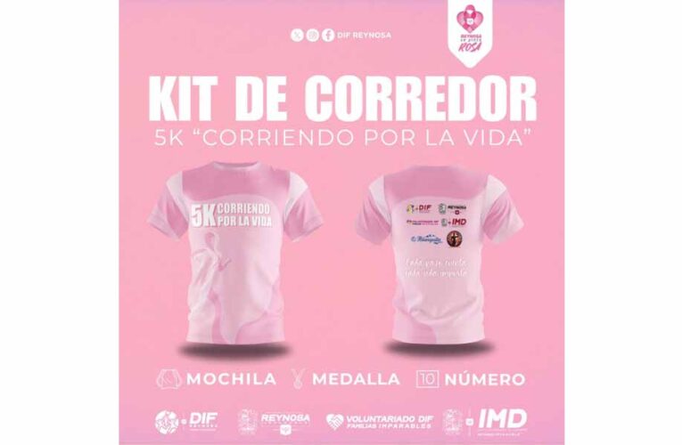 Alista DIF-Reynosa su carrera “Corriendo por la Vida”