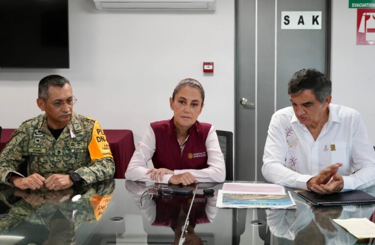 Monitorea gobierno de México crecimiento del Río Pánuco; al momento no representa riesgo: Presidenta Claudia Sheinbaum