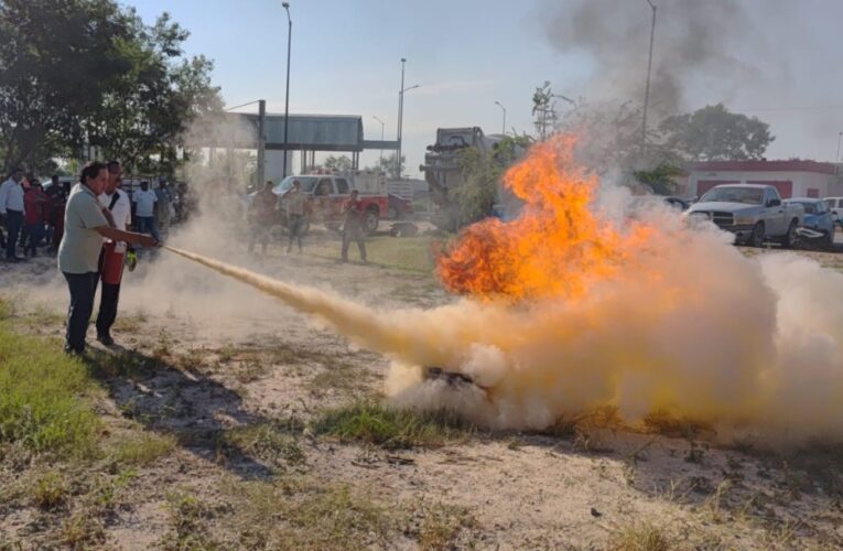Recibió personal de COMAPA capacitación de uso y manejo de extintores