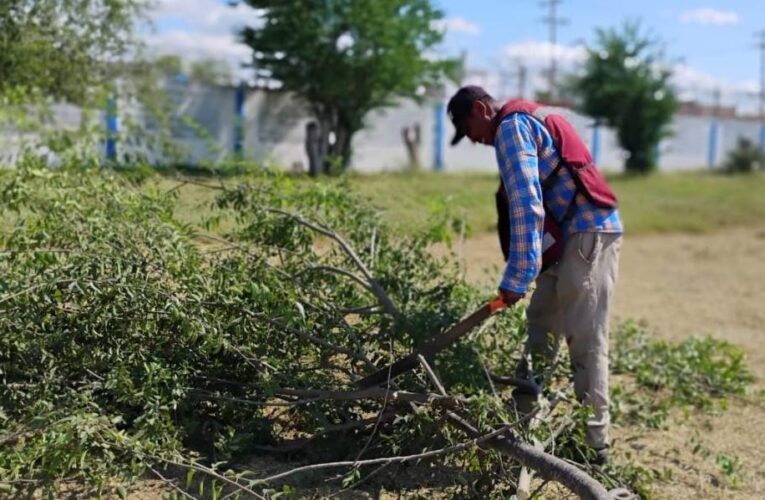 Sanea Gobierno de Carlos Peña Ortiz escuela del fraccionamiento Villas de La Joya