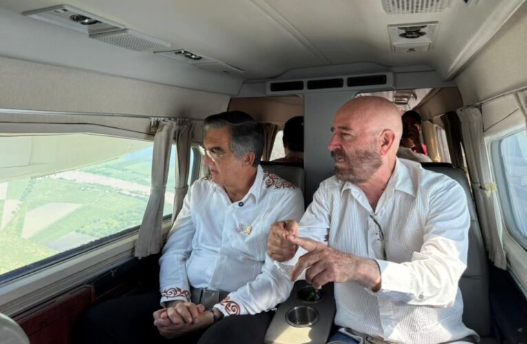 Supervisa Américo Villarreal creciente del Pánuco; preparados para brindar apoyo en caso necesario