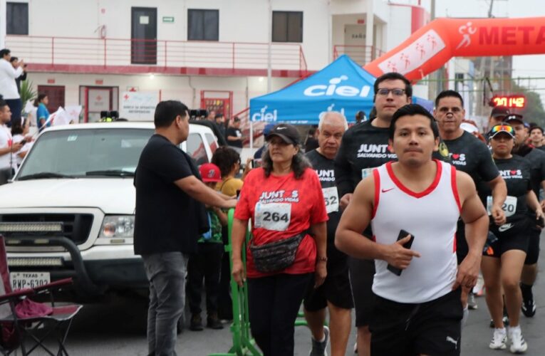 Con el apoyo de Carlos Peña Ortiz se realizó la Carrera “Juntos Salvando Vidas”