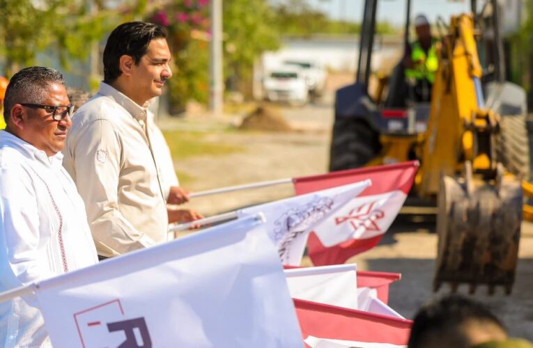 Inició Gobierno de Carlos Peña Ortiz pavimentación en Ampliación 16 de Septiembre