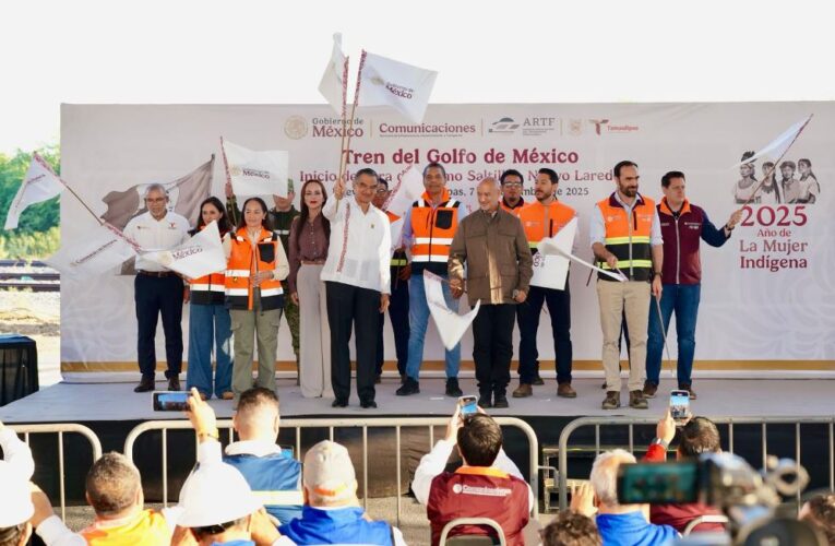 Inicia construcción del tren Nuevo Laredo–Saltillo; será la frontera más importante de América Latina