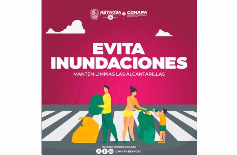 Exhorta COMAPA a evitar arrojar basura a las vías públicas