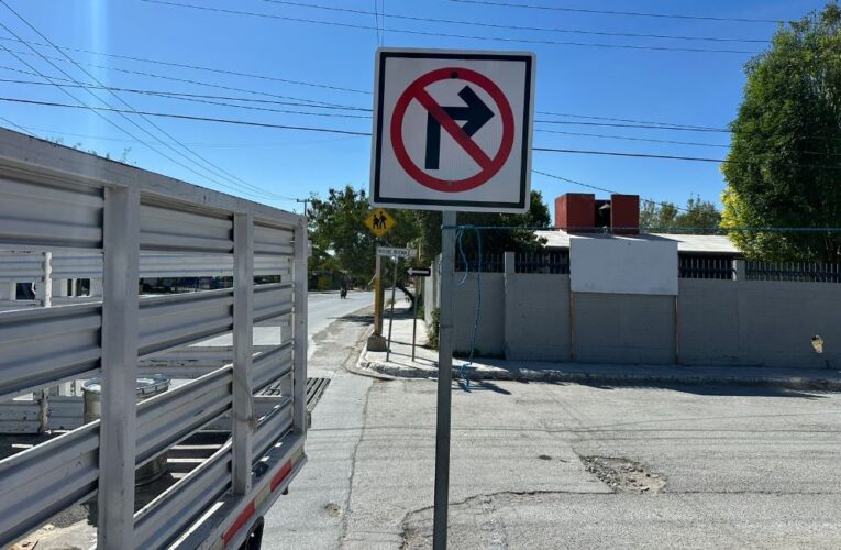 Mejora Gobierno de Reynosa seguridad vial con señalización