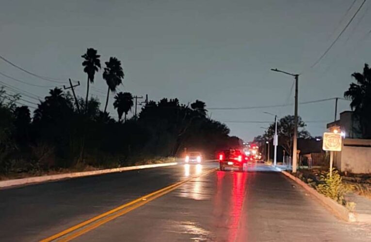 Refuerza Alcalde Carlos Peña Ortiz iluminación pública en Reynosa