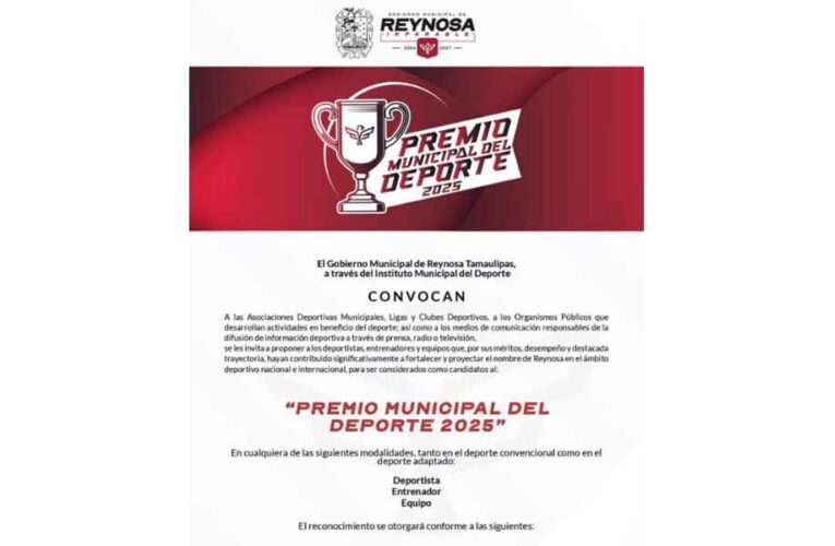 Invita Carlos Peña Ortiz a participar en el Premio Municipal del Deporte