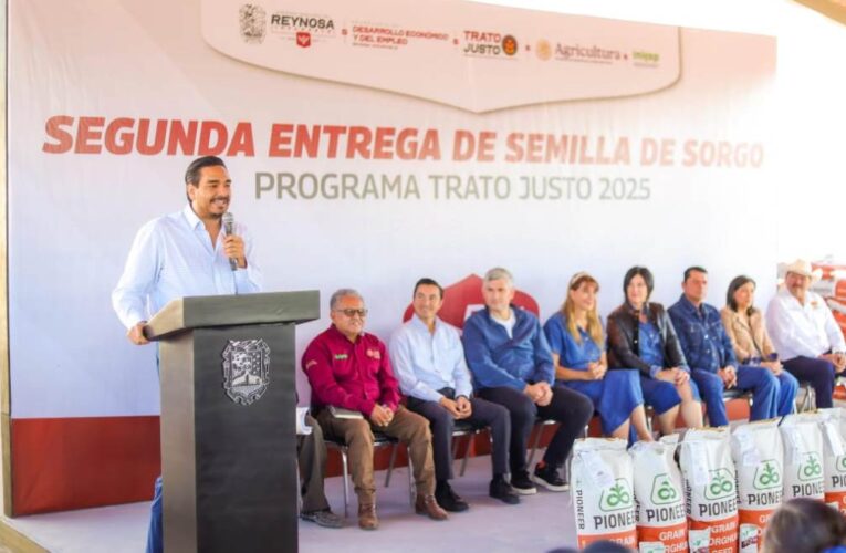 Reconocen verdadero apoyo del Alcalde Carlos Peña Ortiz a las familias del campo