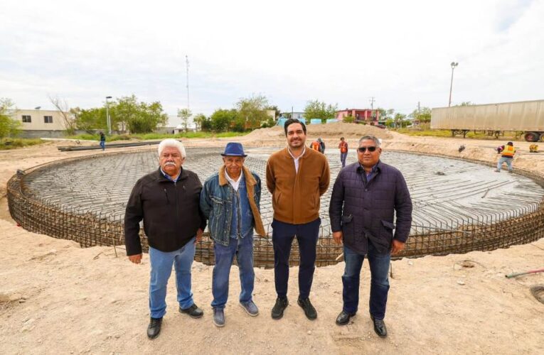 Puso en marcha Alcalde Carlos Peña Ortiz construcción de Tanque Cisterna en Rancho Grande
