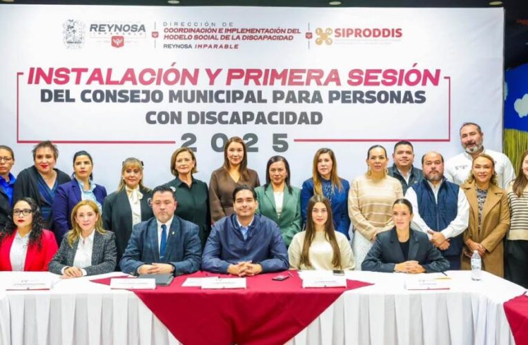 Instaló Alcalde Carlos Peña Ortiz el Consejo Municipal para Personas con Discapacidad